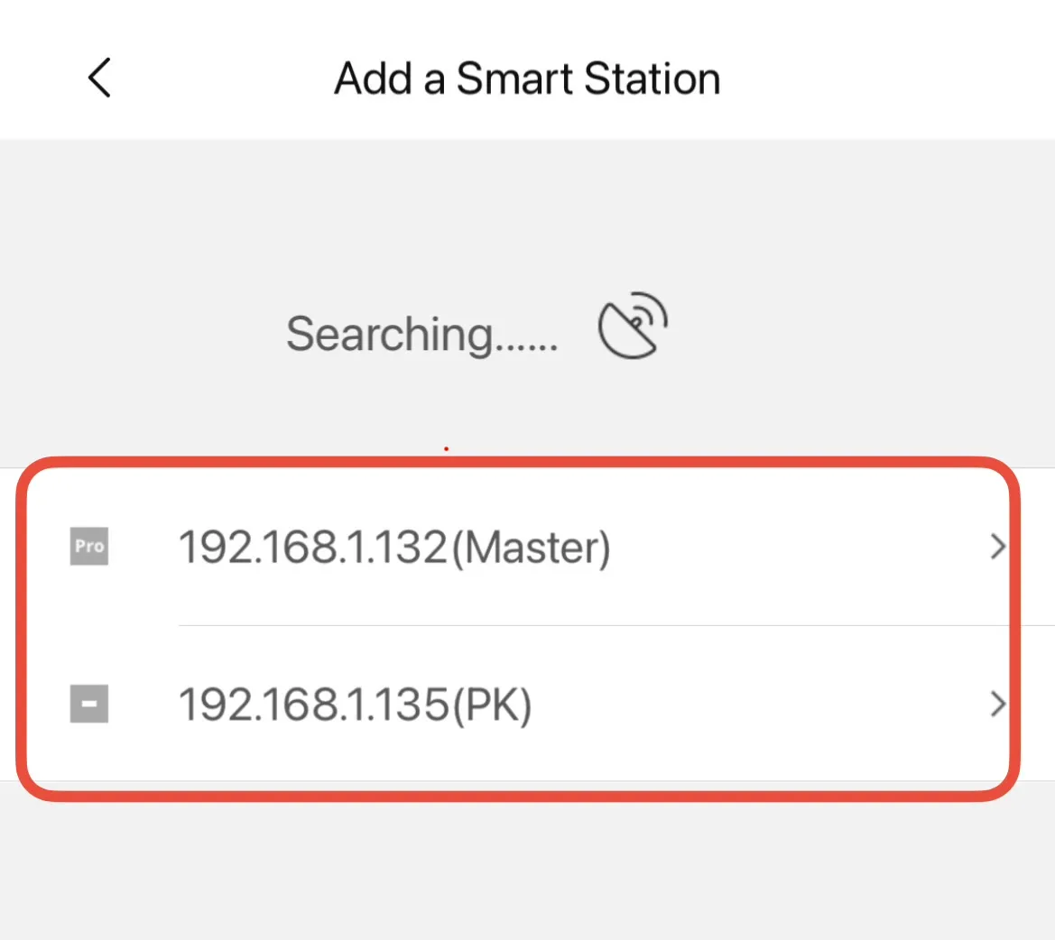 Danh sách Smart Station