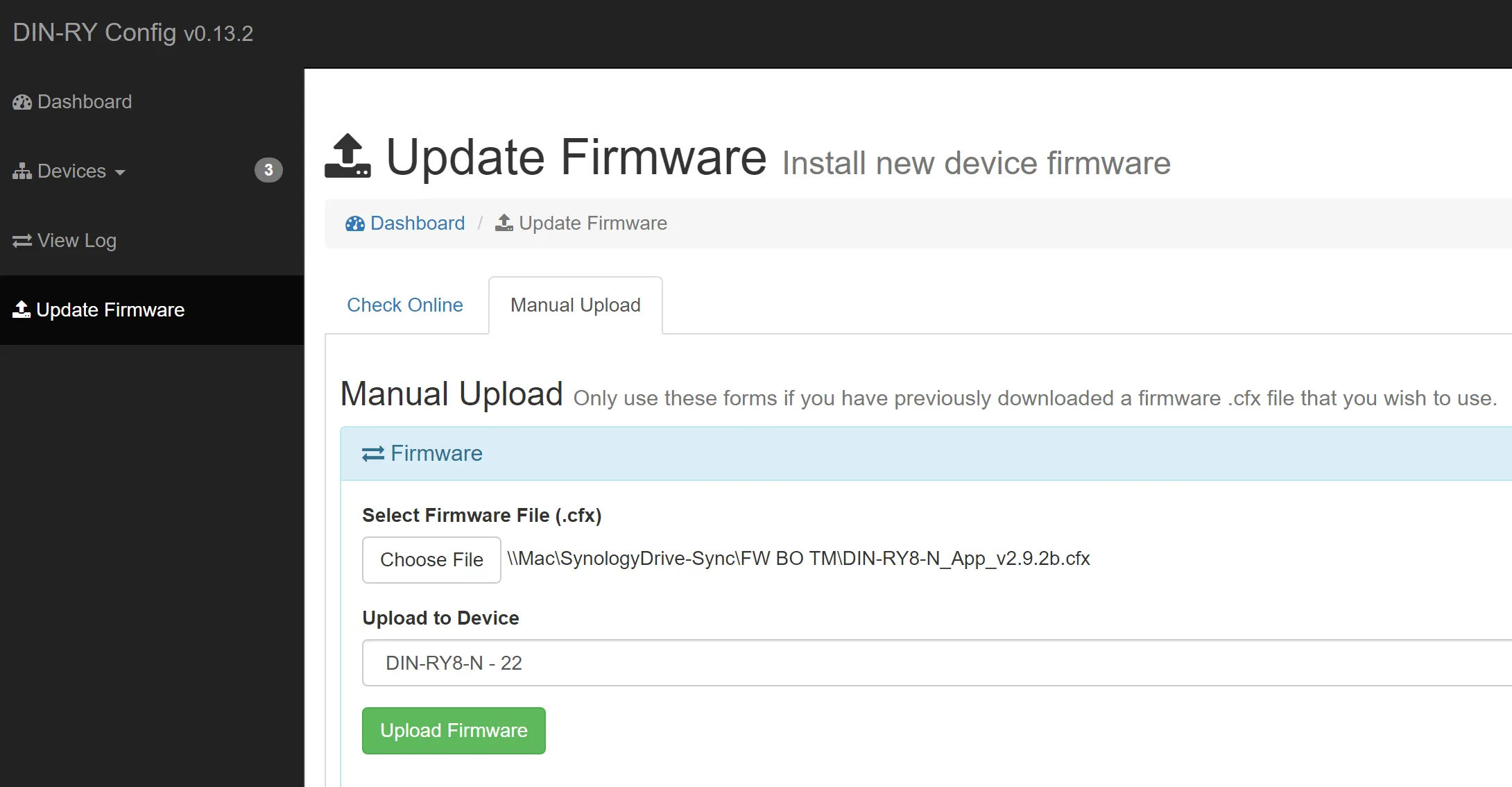 Update Firmware