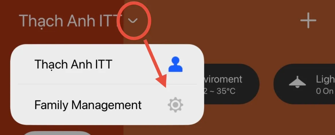 Chọn Family Management