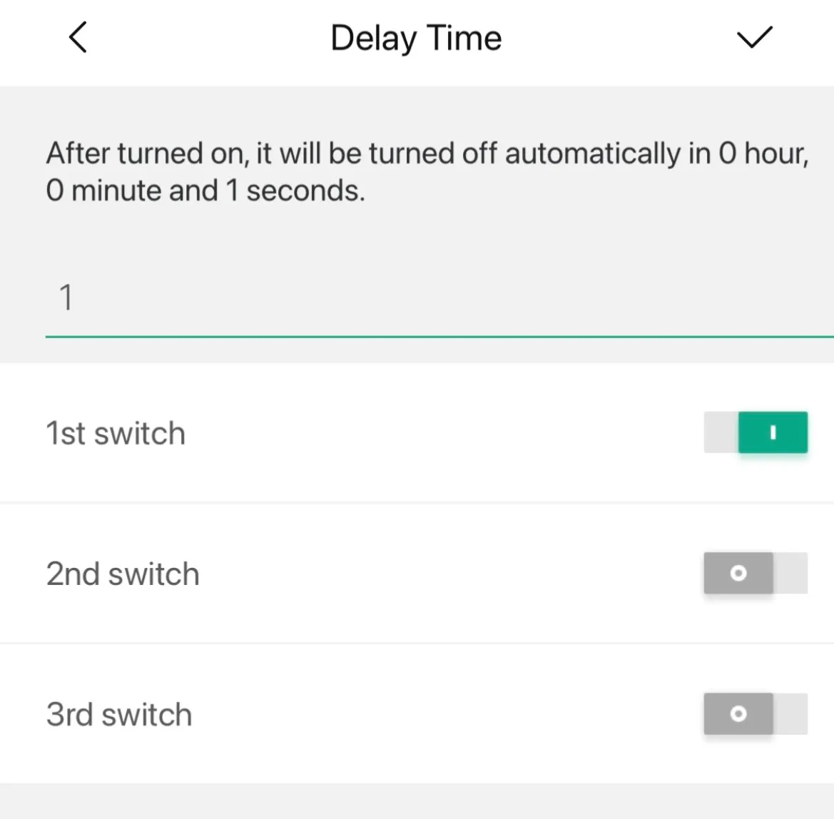 Cấu hình Delay Time