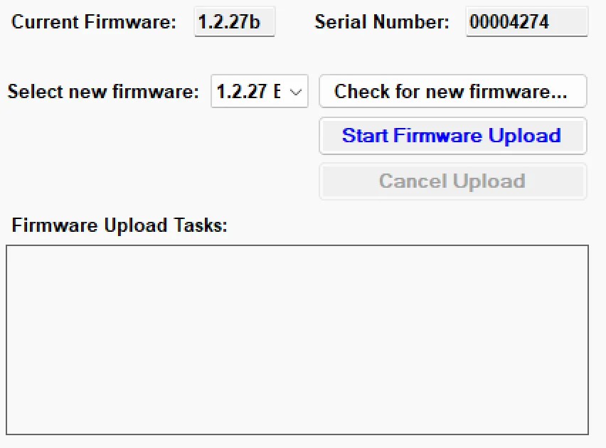 Nâng cấp Firmware